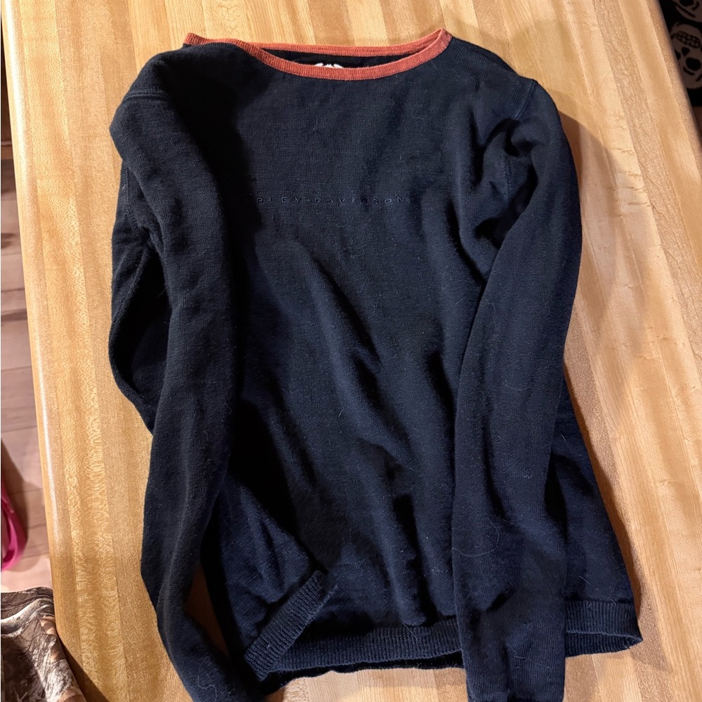 Harley-Davidson Black Crewneck Sweater